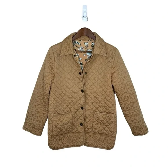 Denim & Co. Women’s Reversible Quilted Stitched Floral Jacket - Picture 2 of 13